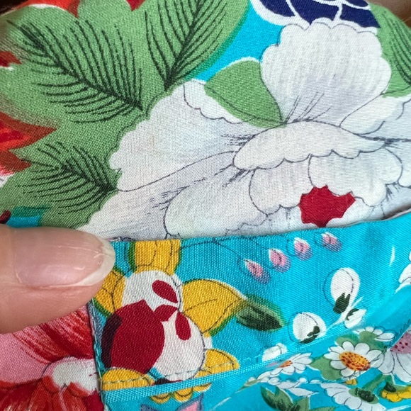 Vintage RARE 60s Blue Floral top and blue pants collectors piece child k… - Picture 12 of 17